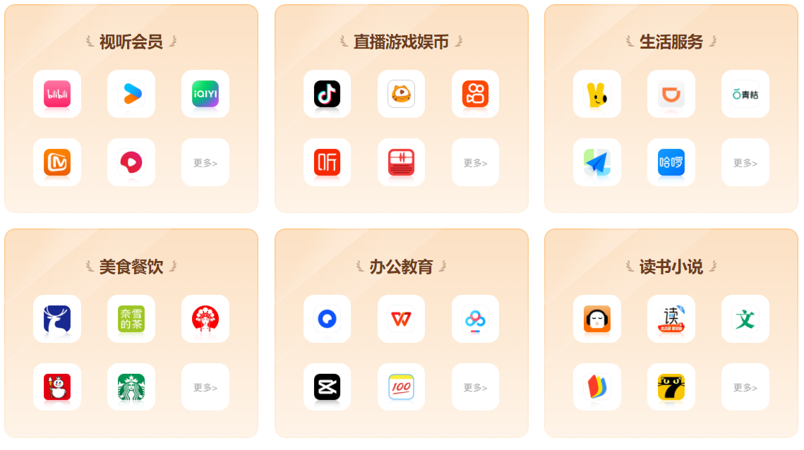 会员卡商城全家桶套餐展示